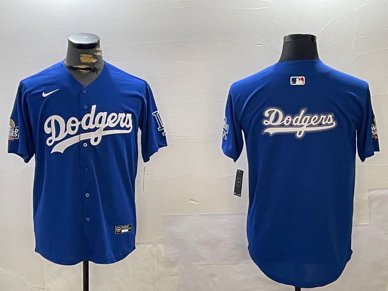Men Los Angeles Dodgers Blank Blue Game 2024 Nike MLB Jersey style 12164->los angeles dodgers->MLB Jersey